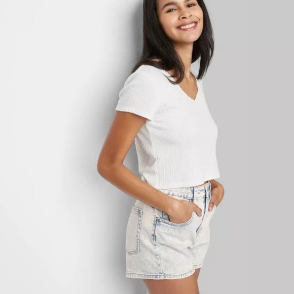 Wild Fable High-Rise Mom Jean Shorts~6/28